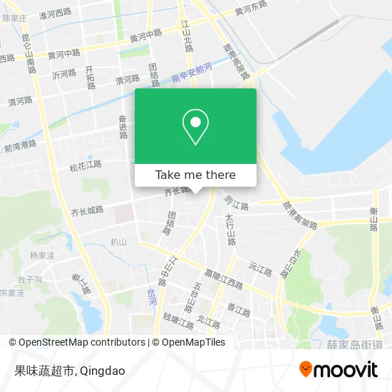 果味蔬超市 map