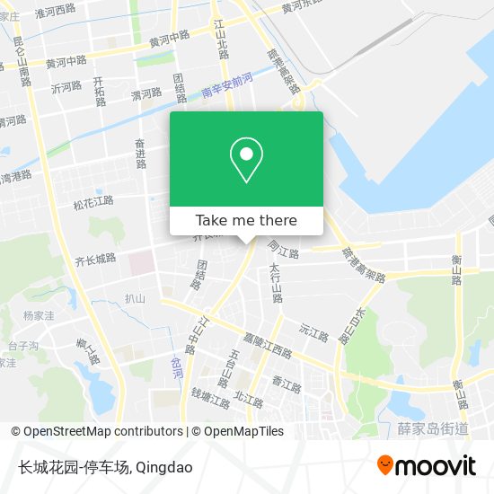 长城花园-停车场 map