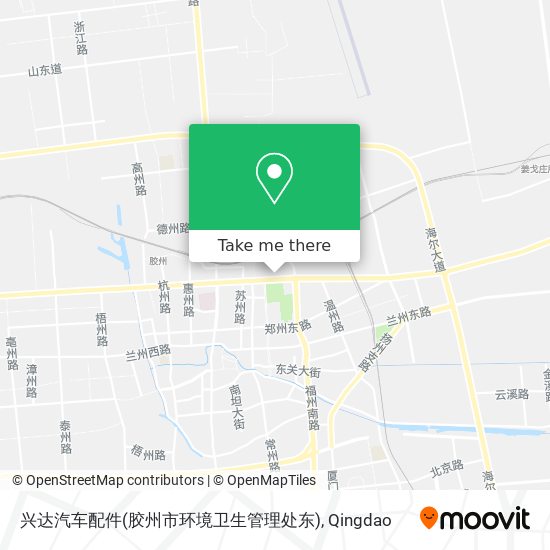 兴达汽车配件(胶州市环境卫生管理处东) map