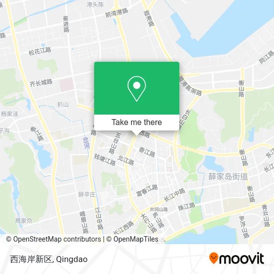 西海岸新区 map
