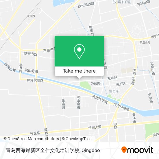 青岛西海岸新区全仁文化培训学校 map