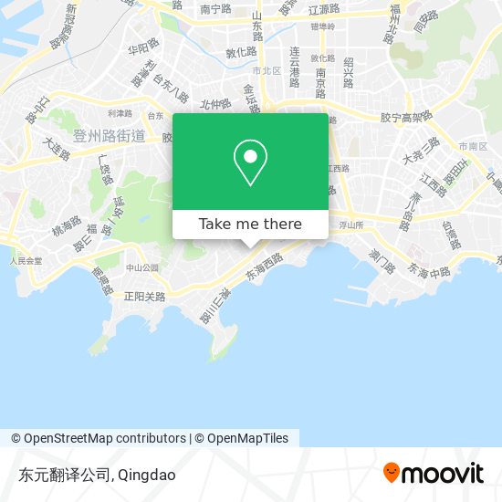 东元翻译公司 map