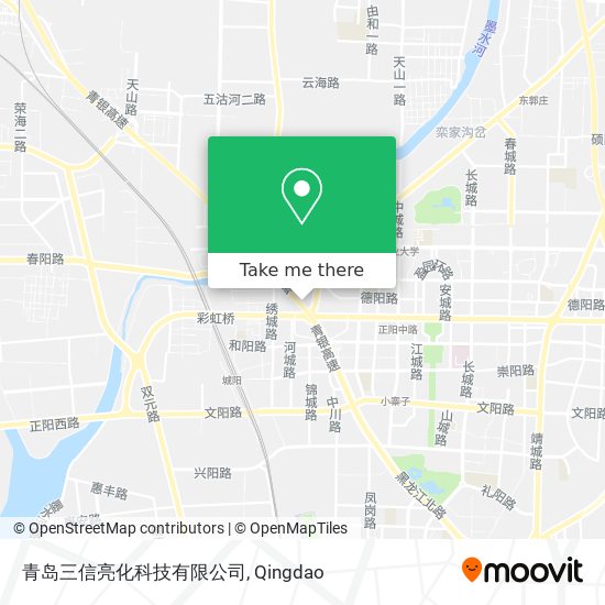 青岛三信亮化科技有限公司 map