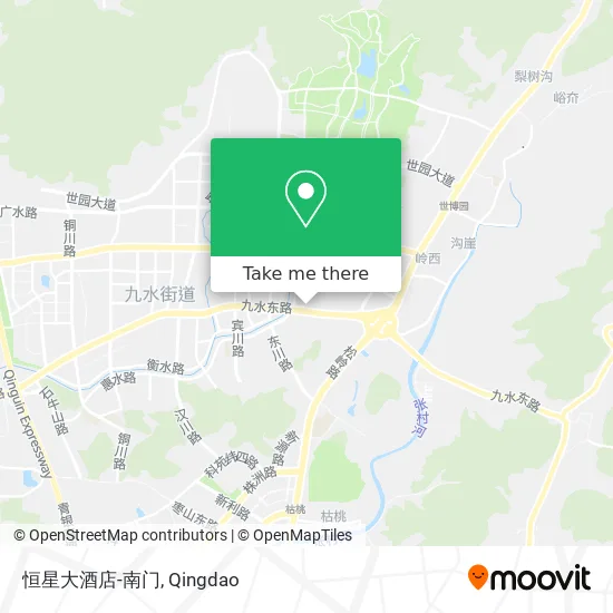 恒星大酒店-南门 map