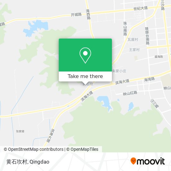 黄石坎村 map