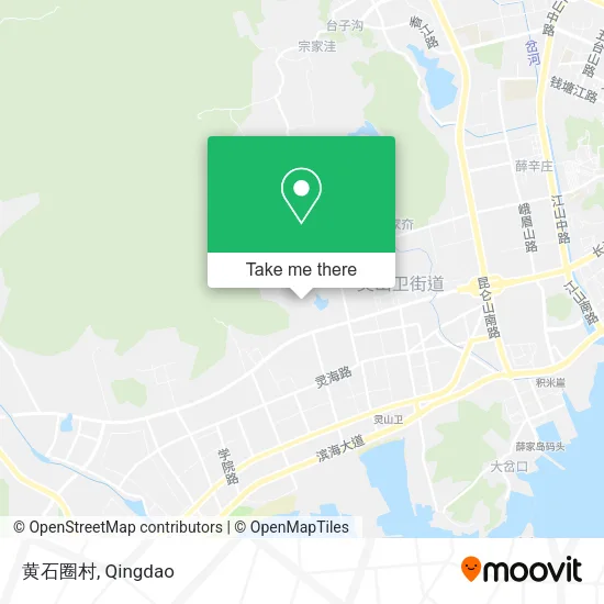 黄石圈村 map