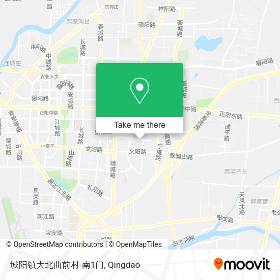 城阳镇大北曲前村-南1门 map