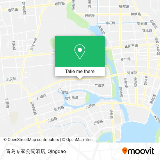 青岛专家公寓酒店 map