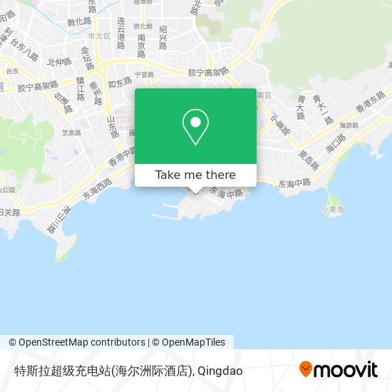 特斯拉超级充电站(海尔洲际酒店) map