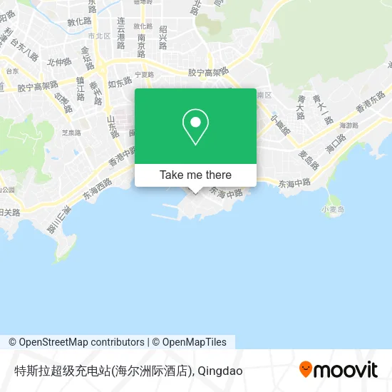 特斯拉超级充电站(海尔洲际酒店) map