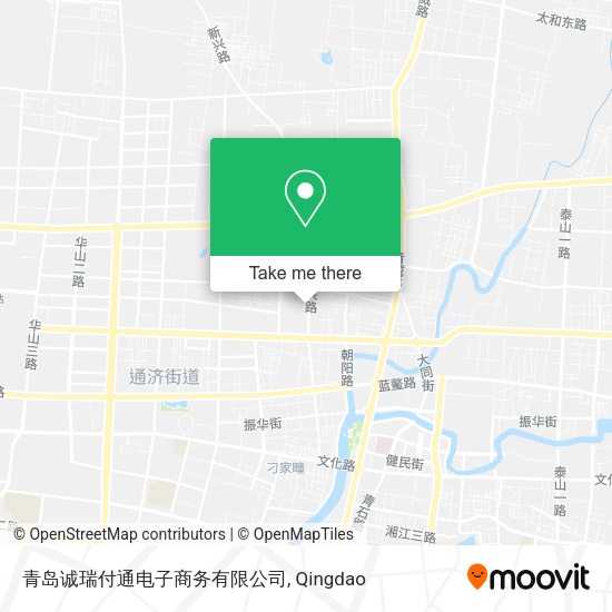 青岛诚瑞付通电子商务有限公司 map