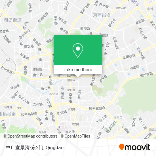 中广宜景湾-东2门 map