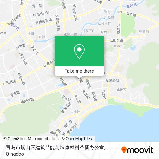 青岛市崂山区建筑节能与墙体材料革新办公室 map