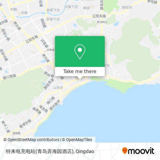 特来电充电站(青岛弄海园酒店) map