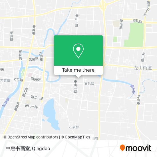 中惠书画室 map
