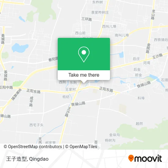 王子造型 map