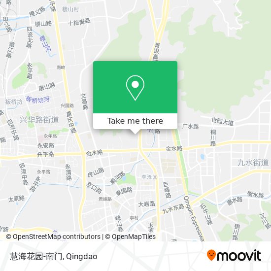 慧海花园-南门 map