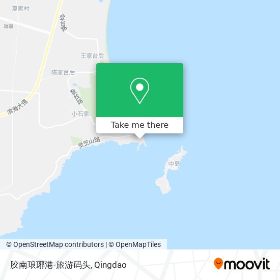 胶南琅琊港-旅游码头 map