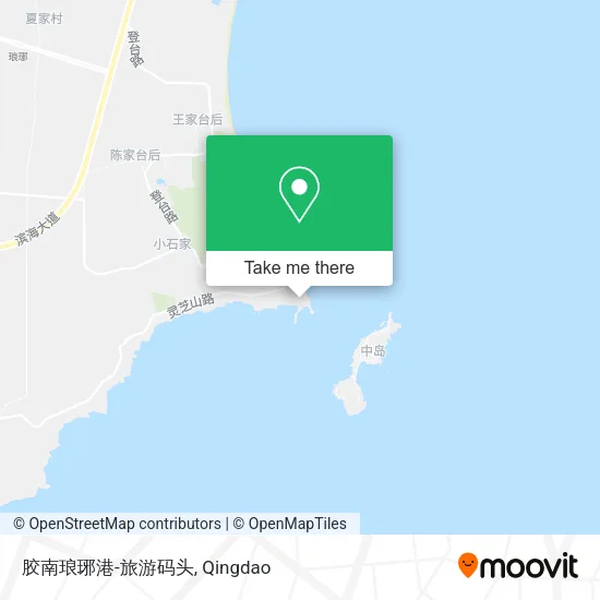 胶南琅琊港-旅游码头 map