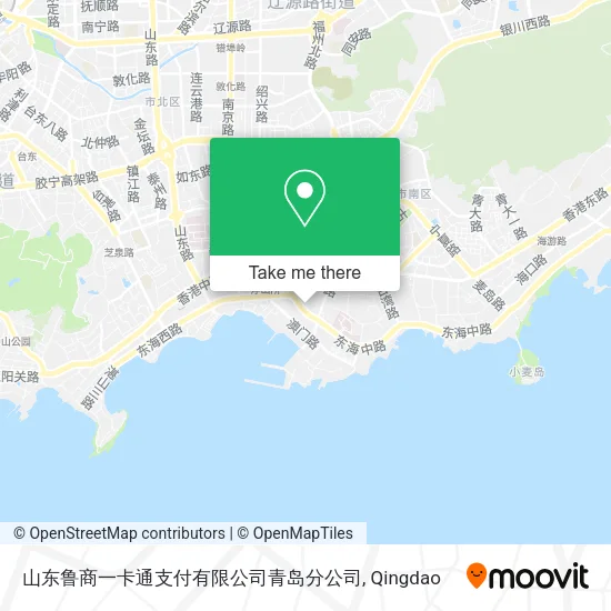 山东鲁商一卡通支付有限公司青岛分公司 map