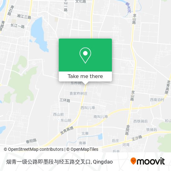 烟青一级公路即墨段与经五路交叉口 map