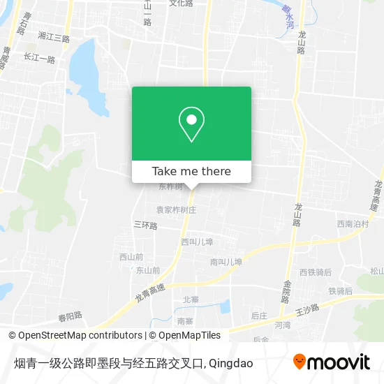 烟青一级公路即墨段与经五路交叉口 map