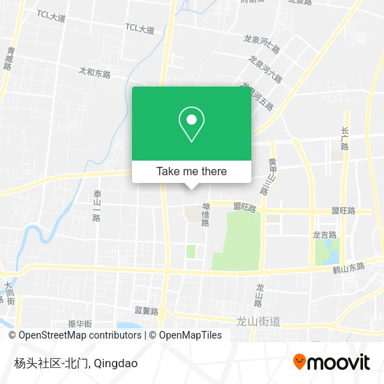 杨头社区-北门 map
