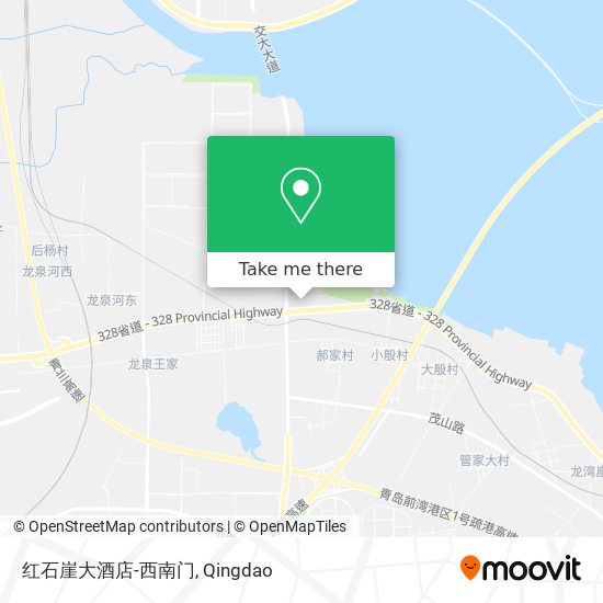 红石崖大酒店-西南门 map