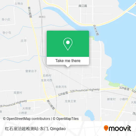 红石崖治超检测站-东门 map