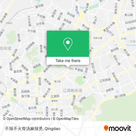 不辣不火骨汤麻辣烫 map