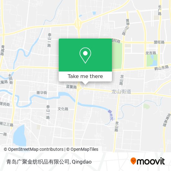 青岛广聚金纺织品有限公司 map