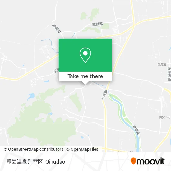 即墨温泉别墅区 map