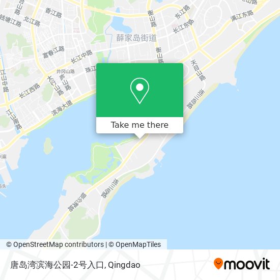 唐岛湾滨海公园-2号入口 map