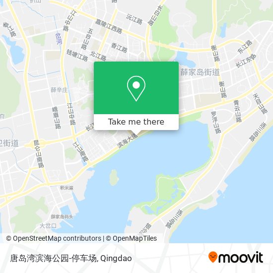 唐岛湾滨海公园-停车场 map