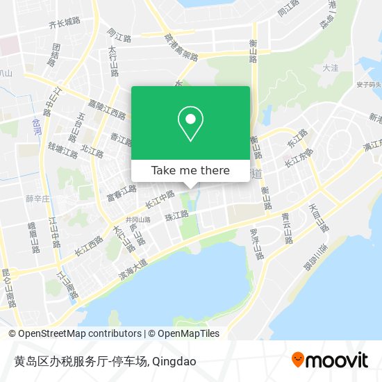 黄岛区办税服务厅-停车场 map