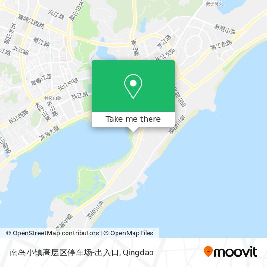 南岛小镇高层区停车场-出入口 map