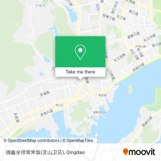德鑫全排骨米饭(灵山卫店) map