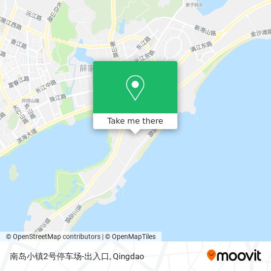 南岛小镇2号停车场-出入口 map