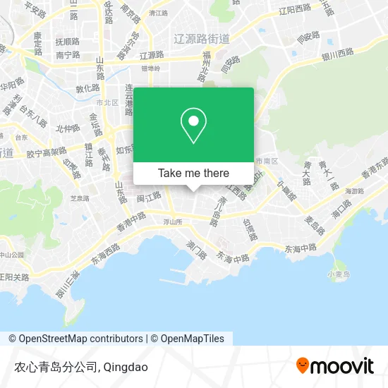 农心青岛分公司 map