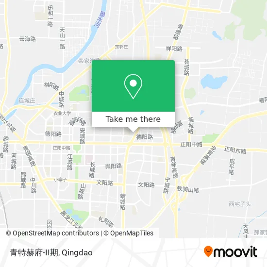 青特赫府-II期 map