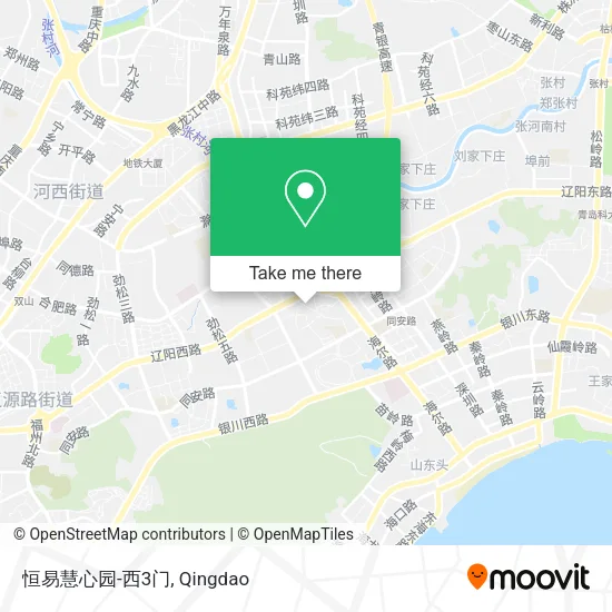 恒易慧心园-西3门 map