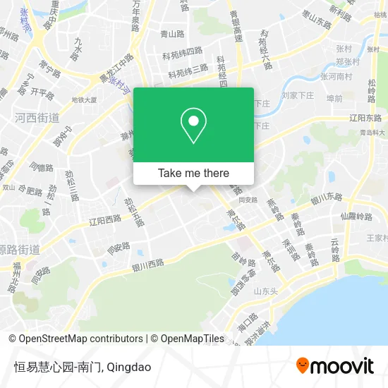 恒易慧心园-南门 map