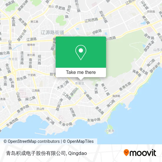 青岛积成电子股份有限公司 map