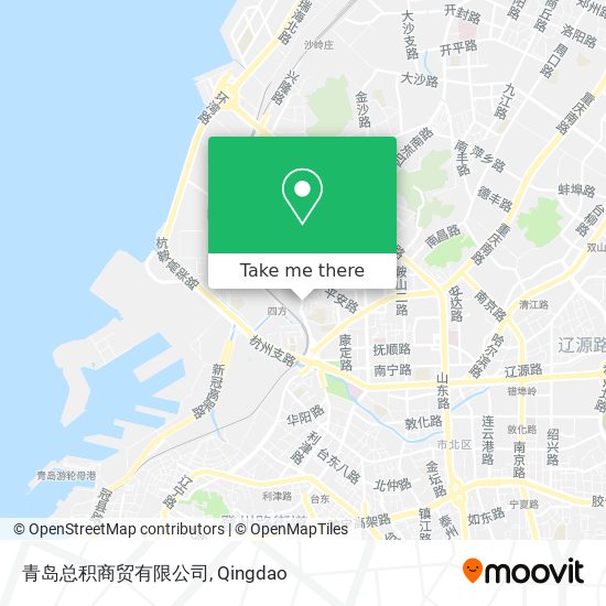 青岛总积商贸有限公司 map