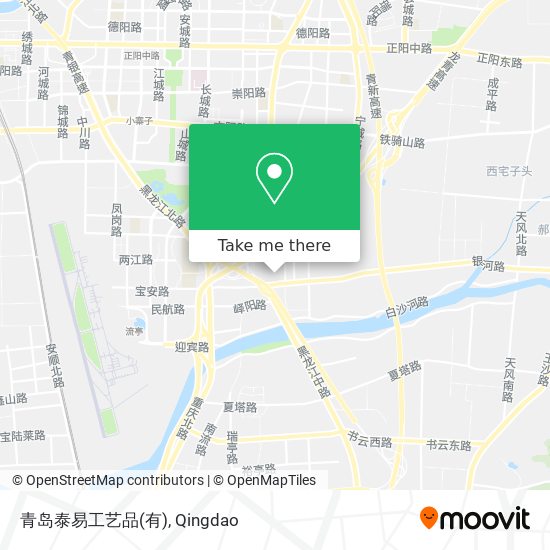 青岛泰易工艺品(有) map