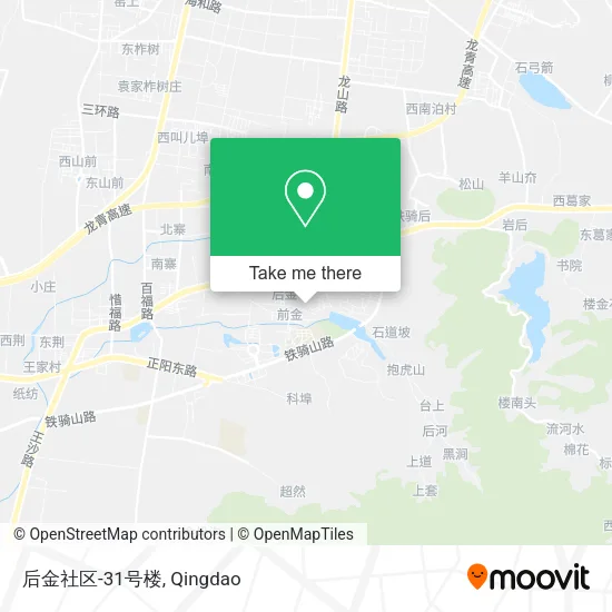 后金社区-31号楼 map