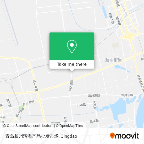青岛胶州湾海产品批发市场 map