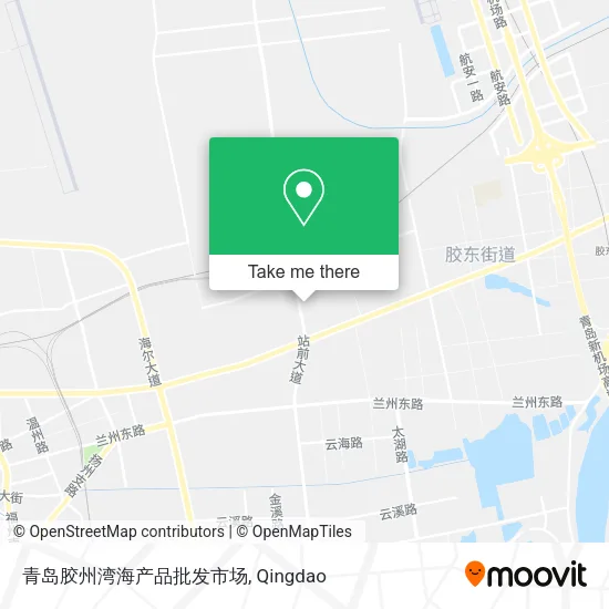 青岛胶州湾海产品批发市场 map