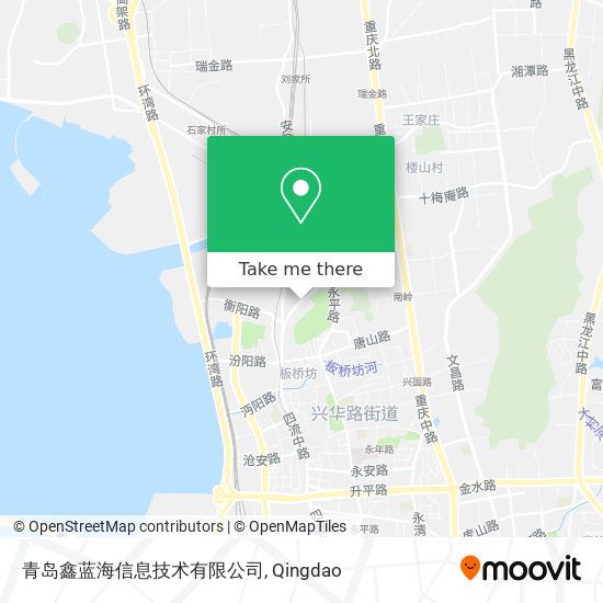 青岛鑫蓝海信息技术有限公司 map