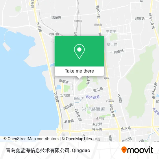 青岛鑫蓝海信息技术有限公司 map